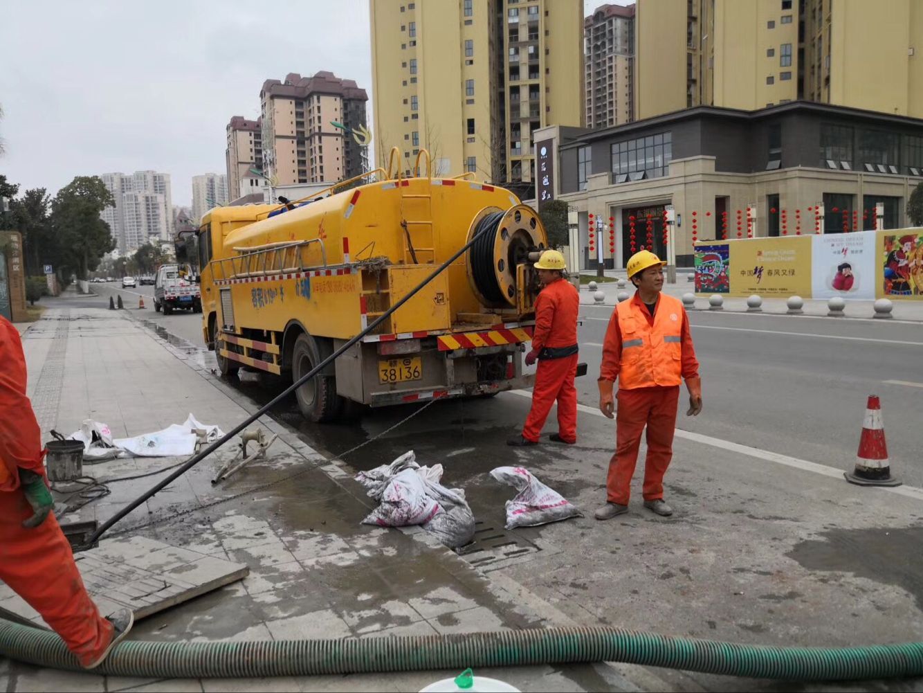 扶沟排污管道清淤-管道清洗